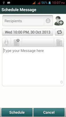 Message Scheduler android App screenshot 3